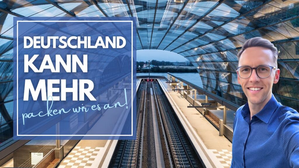 ein modernder Bahnhof, symbol für funktionierende Infrastruktur und Mobilität und ein Foto von Dennis Braun