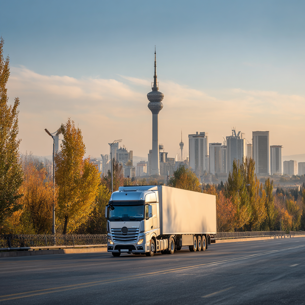 Truck Transport Uzbekistan City View